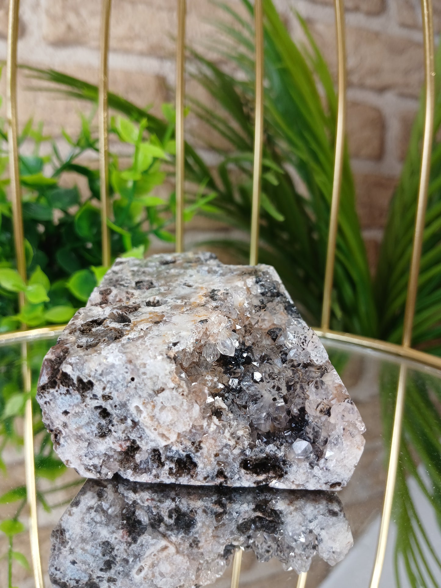 Druzy Achat Spitze