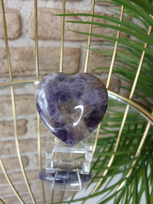 Chevron Amethyst Herz