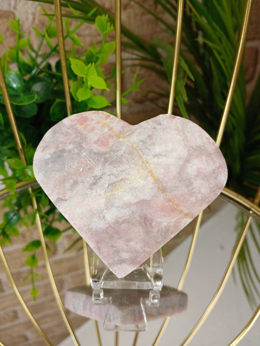 Rosa Opal Herz