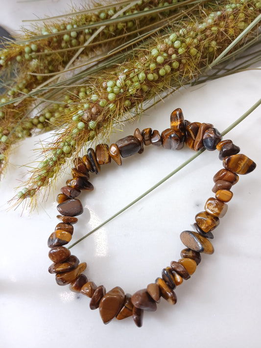 Tigerauge Splitterarmband