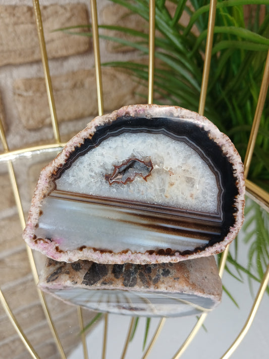 Achat Geode Anschnitt