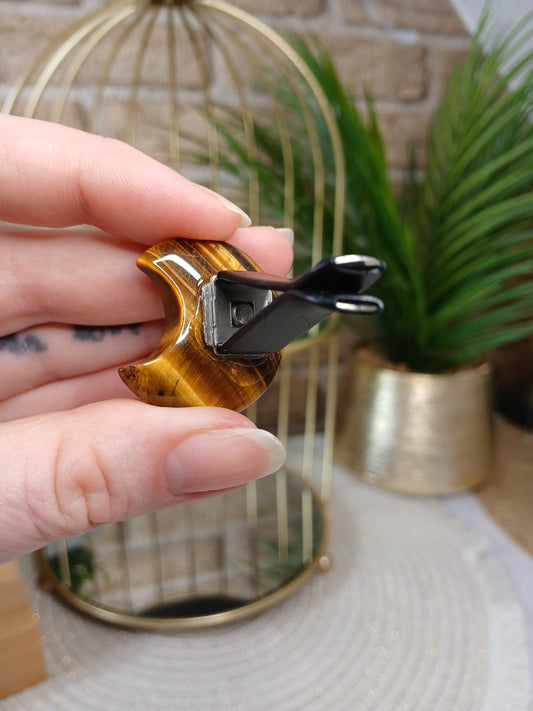 Tigerauge Mond Clip
