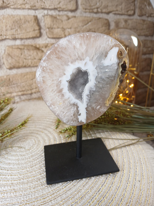 Druzy Achat auf Ständer