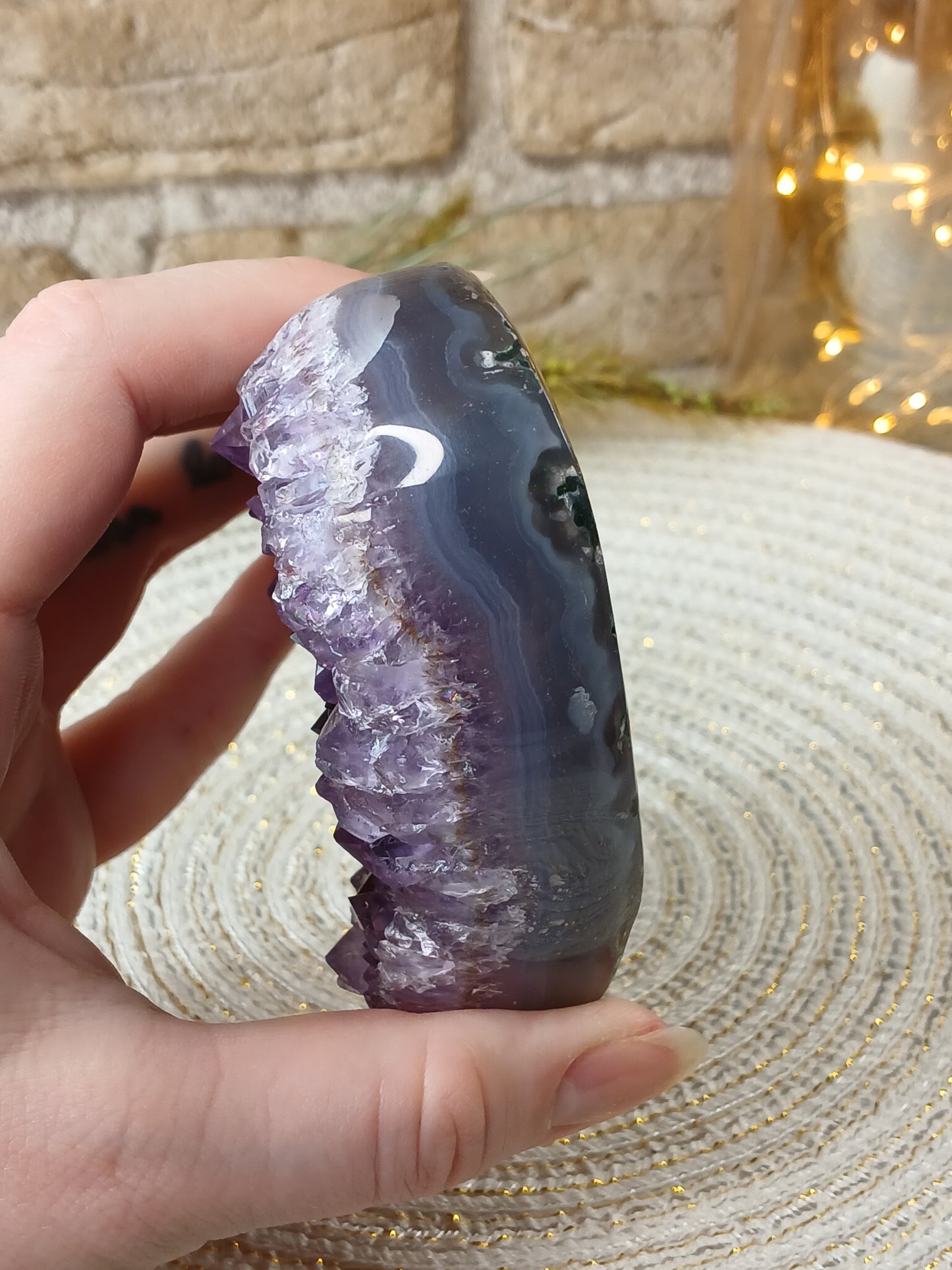 Amethyst Herz Druse