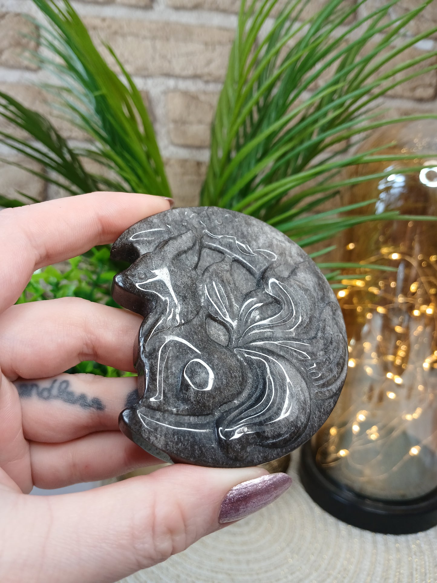 Silberobsidian Fuchs