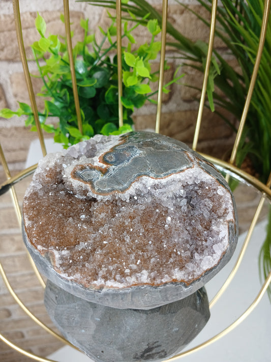 Amethyst Geode (Polierter Rand) Extra Qualität