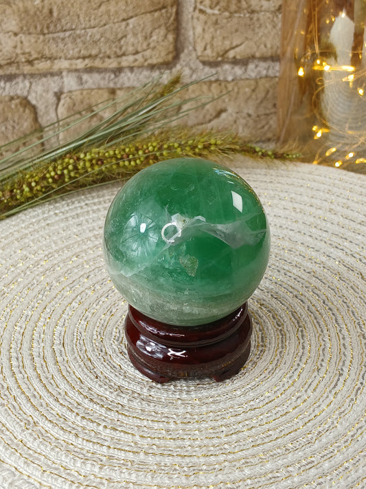 Fluorit kugel 5,8 cm A-Qualität