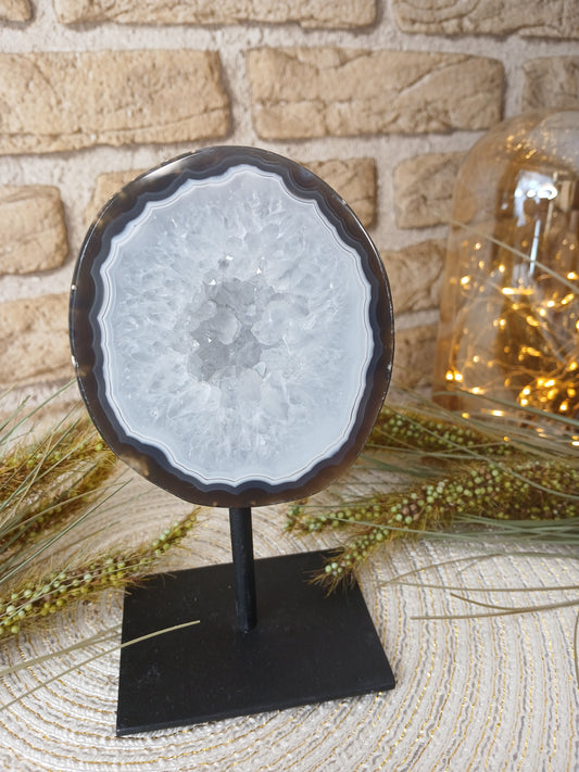 Druzy Achat auf Ständer