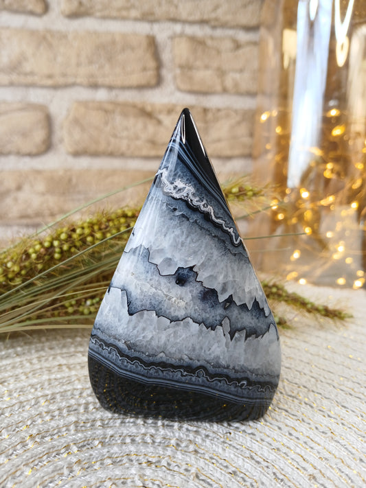 Polierte Achat Spitze