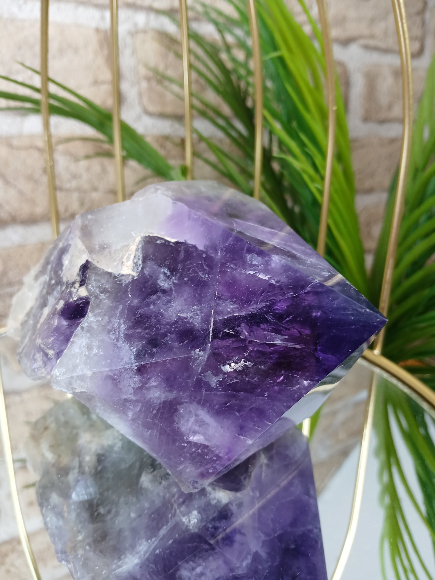 Amethyst Rohstein Spitze