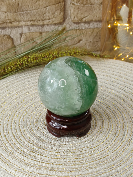 Fluorit kugel 5,8 cm A-Qualität