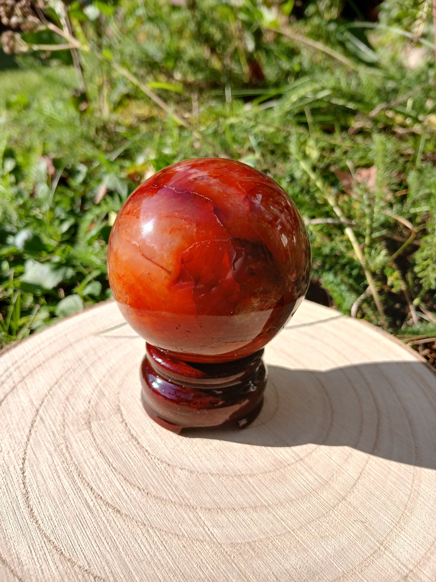Karneol Kugel A-Qualität 5,7 cm