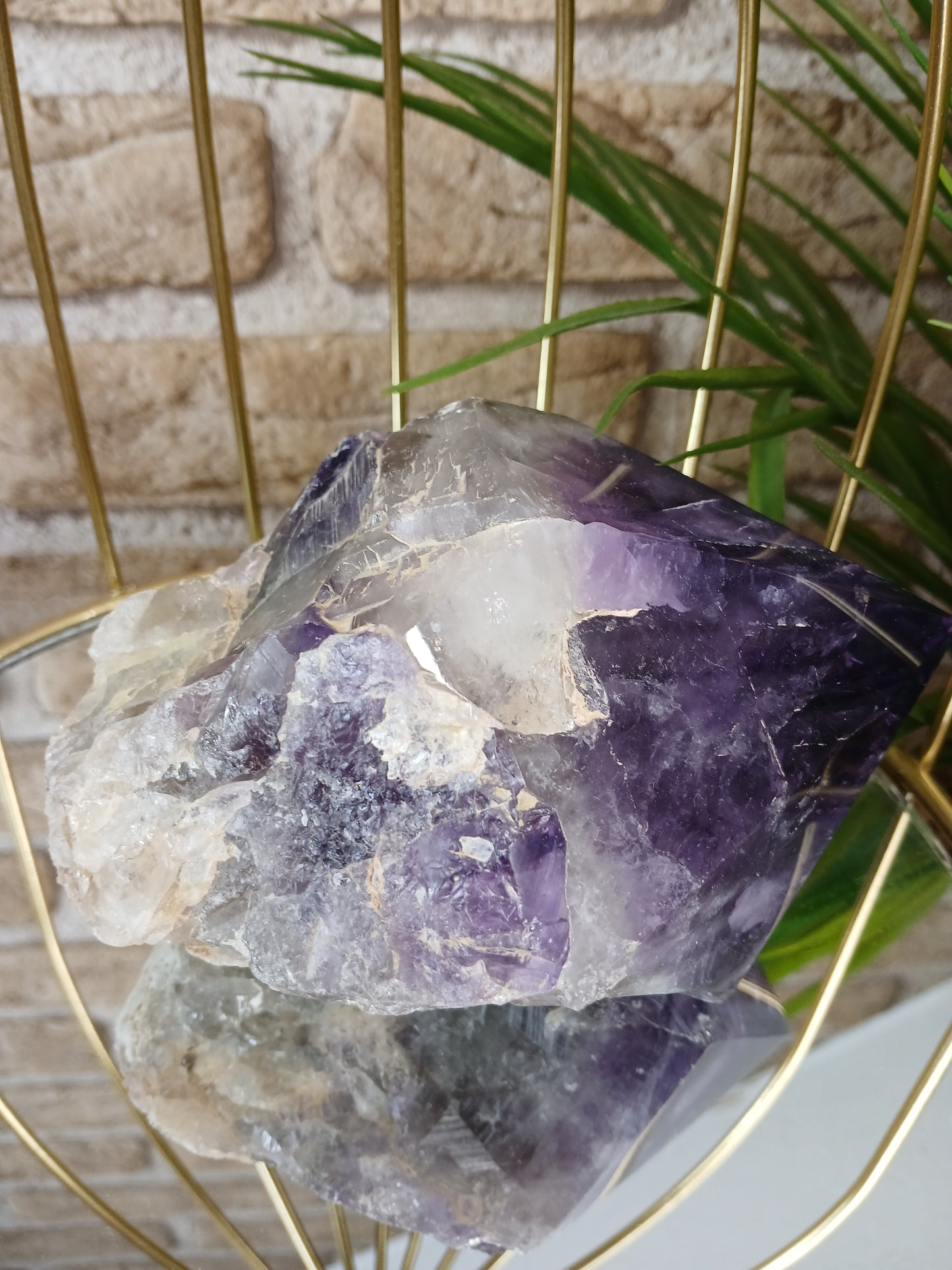 Amethyst Rohstein Spitze