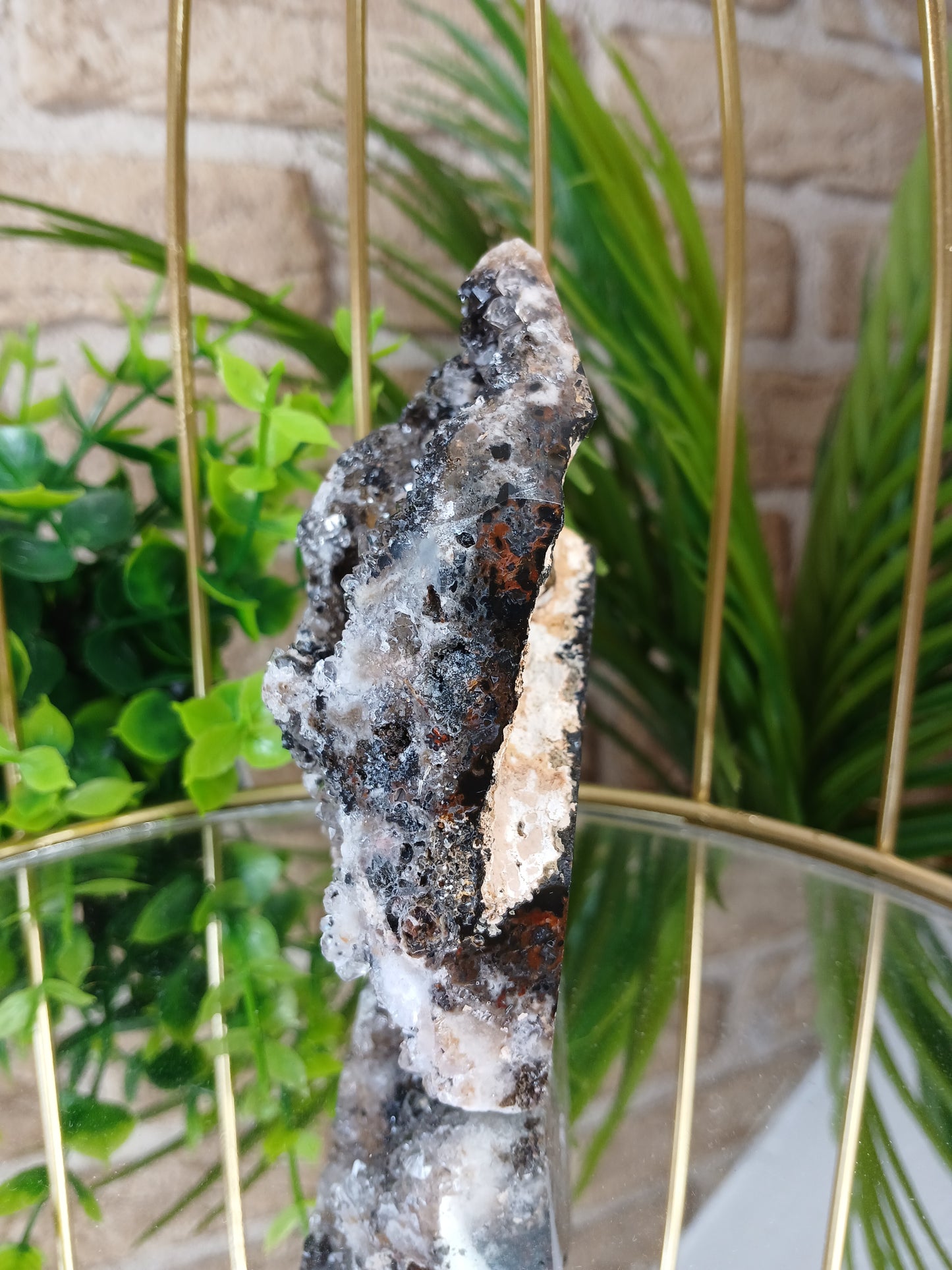 Druzy Achat Spitze