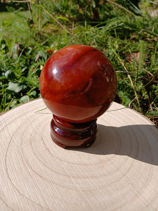 Karneol Kugel A-Qualität 5,7 cm