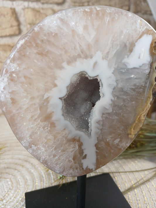 Druzy Achat auf Ständer