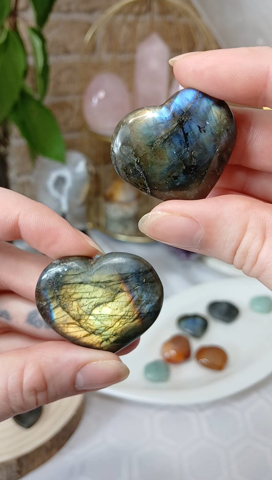 Labradorit Herz