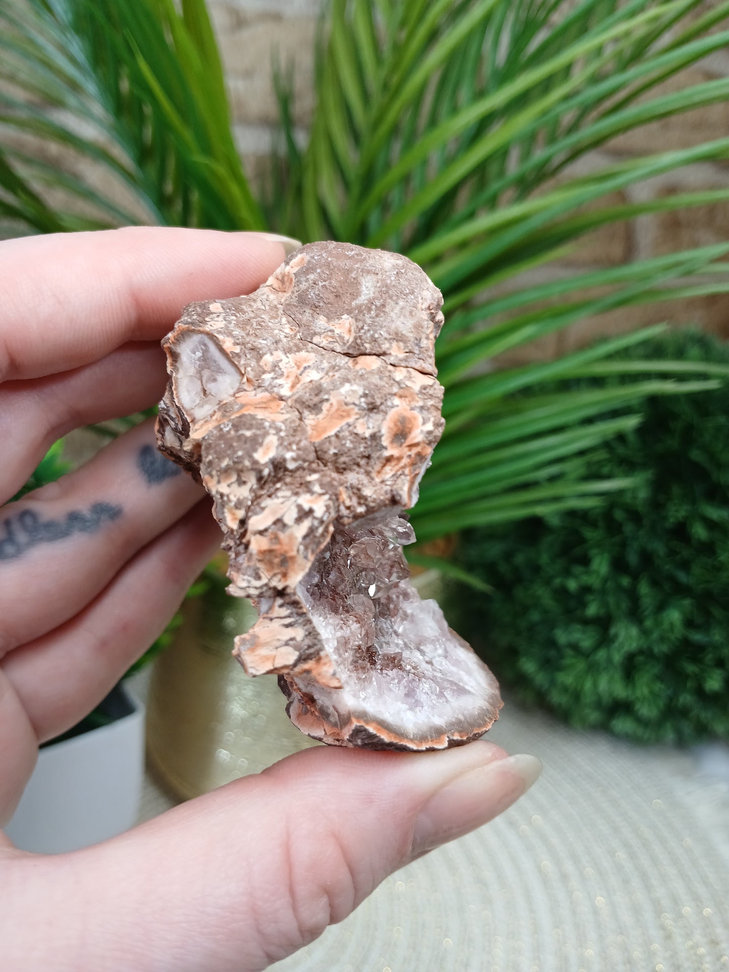 Pink Amethyst Geode