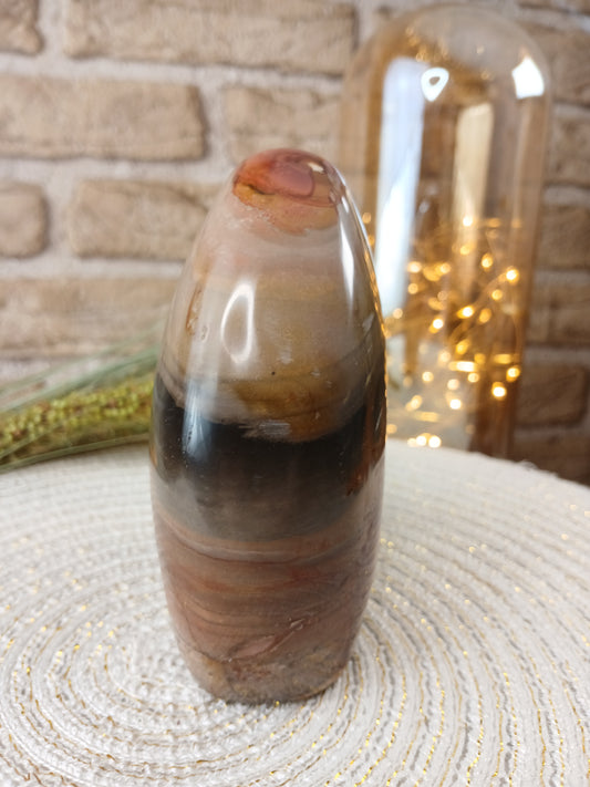 Polychromer Jaspis Freiform